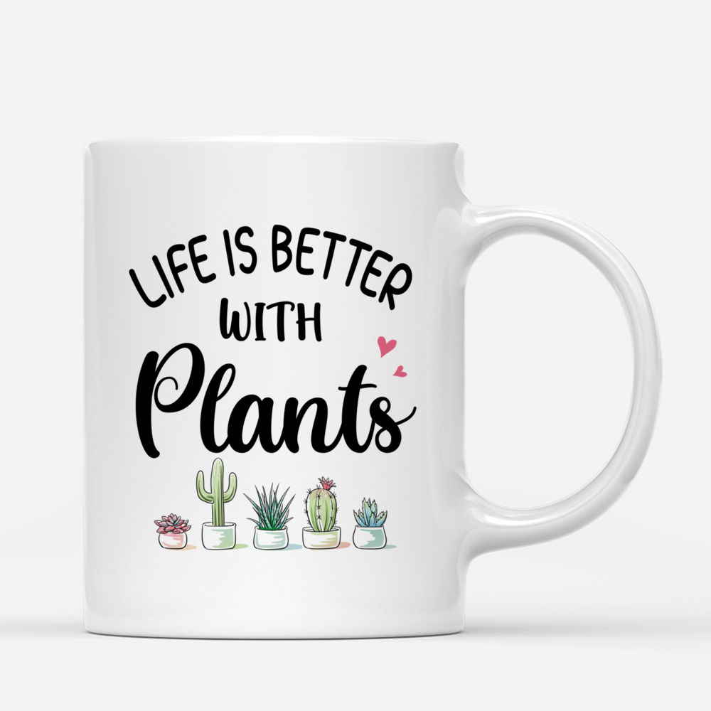 Personalized Mug - Gardening Lady - Life Is Better With Plants_2