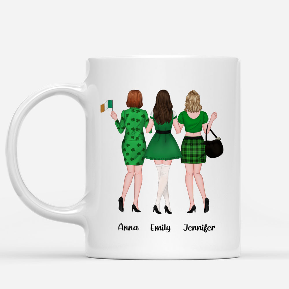 Patrick's Day - Besties Forever - Personalized Mug_1