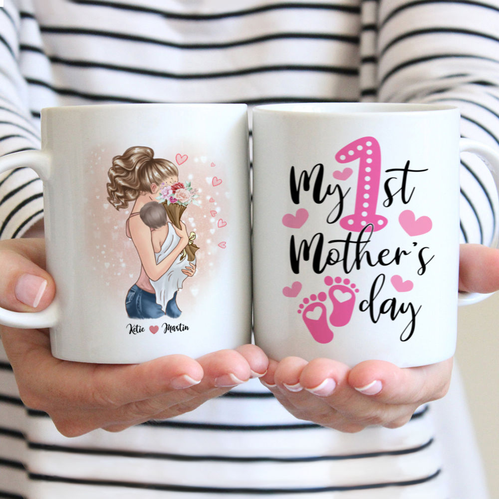 Personalized Mug - My 1st Mother's Day Customizable Mug