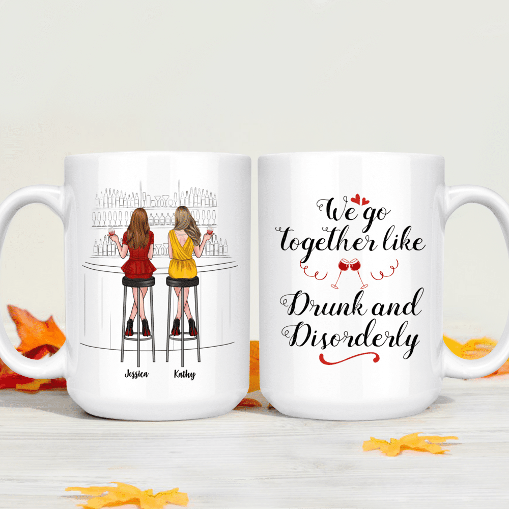 We Go Together Like Personalized Mug Set