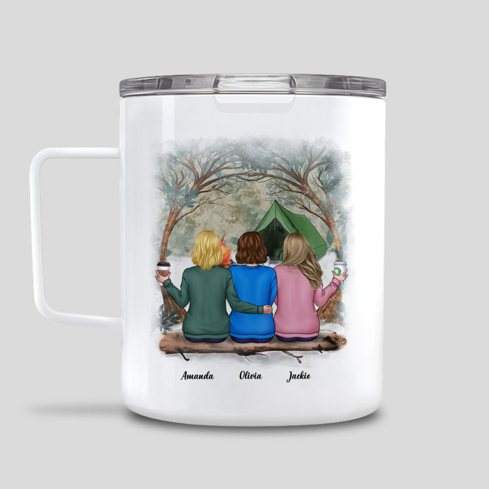 Life is Better Around the Campfire Tin Enamel Camping Coffee Mug