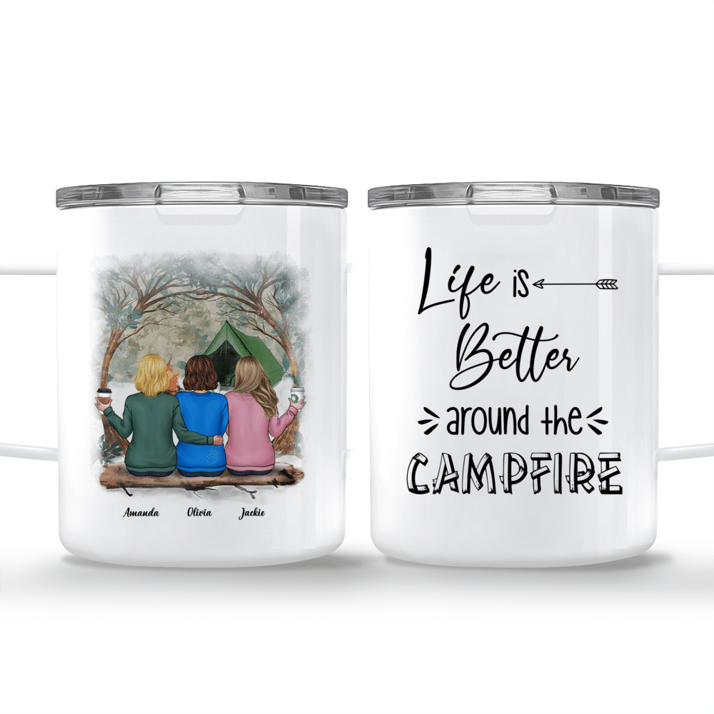 Camp Life Campfire Mug, Camping Mug, Outdoor Mugs, Nature Mug, Hiking Mug, Camp  Mug, Camper Coffee Mug, Camping Lover Gift, Wanderlust Mug 