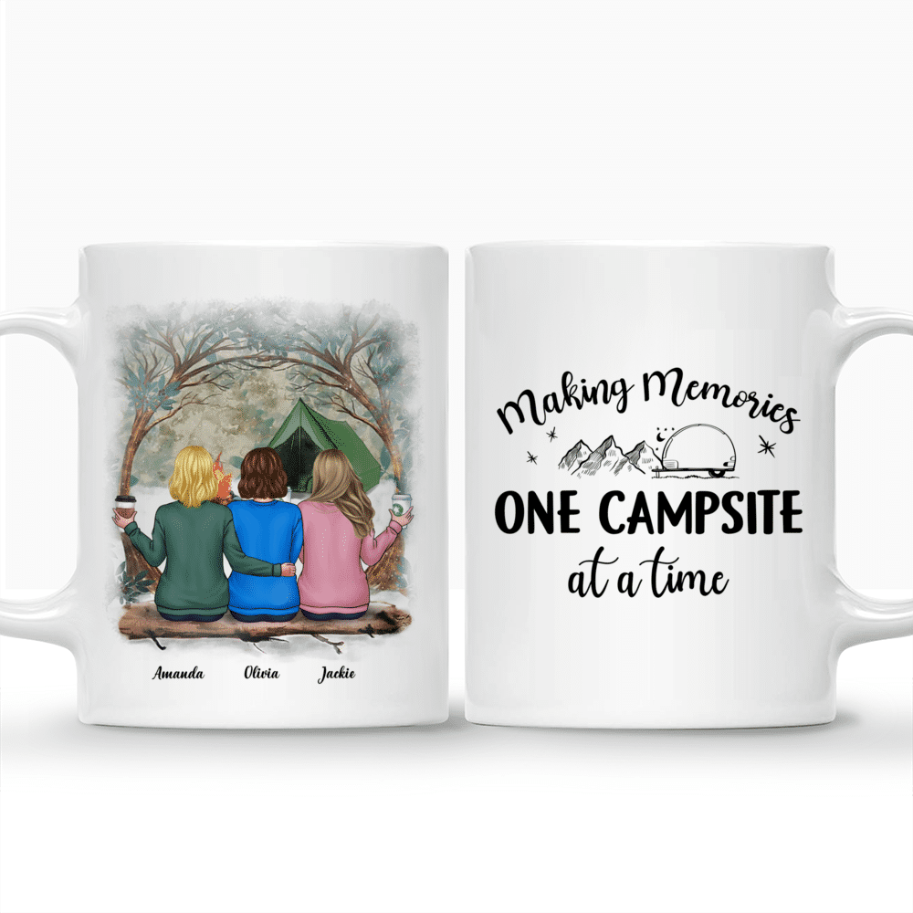 Let's sit by the fire - Funny, Customized Camping Mugs – Jammin