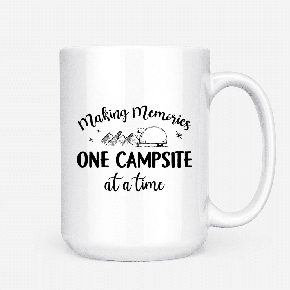 Making Memories One Campsite At A Time - Personalized Enamel Mug – Macorner