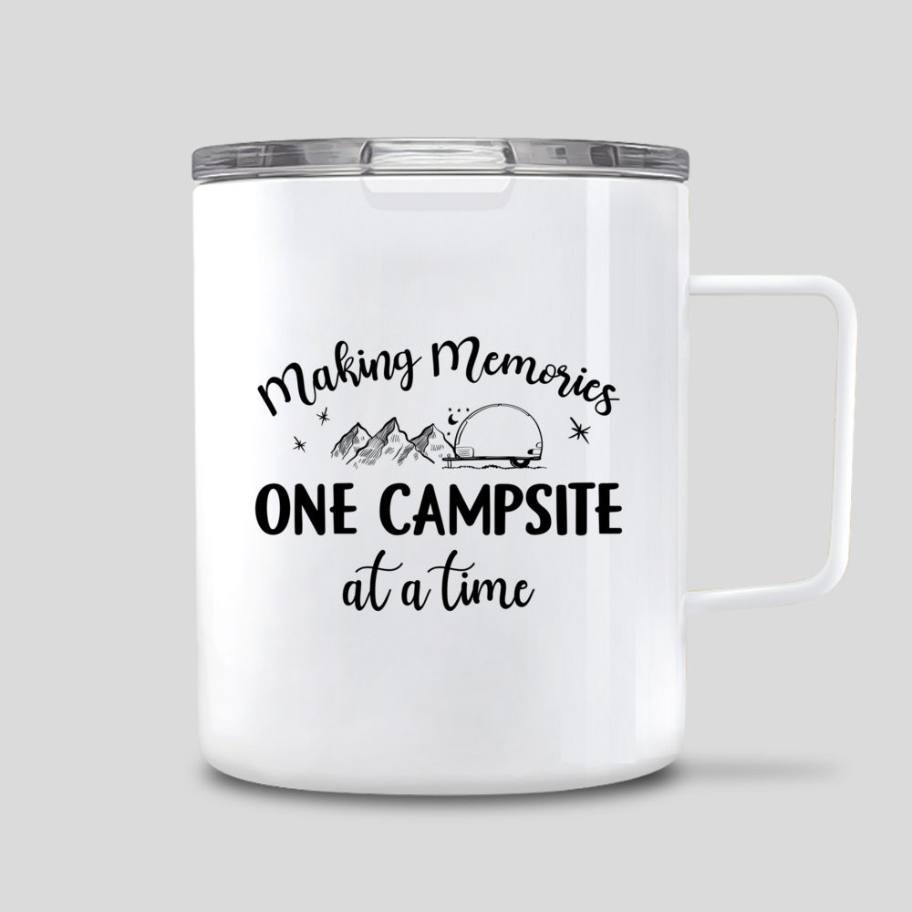 Making Memories One Campsite At A Time - Personalized Enamel Mug – Macorner