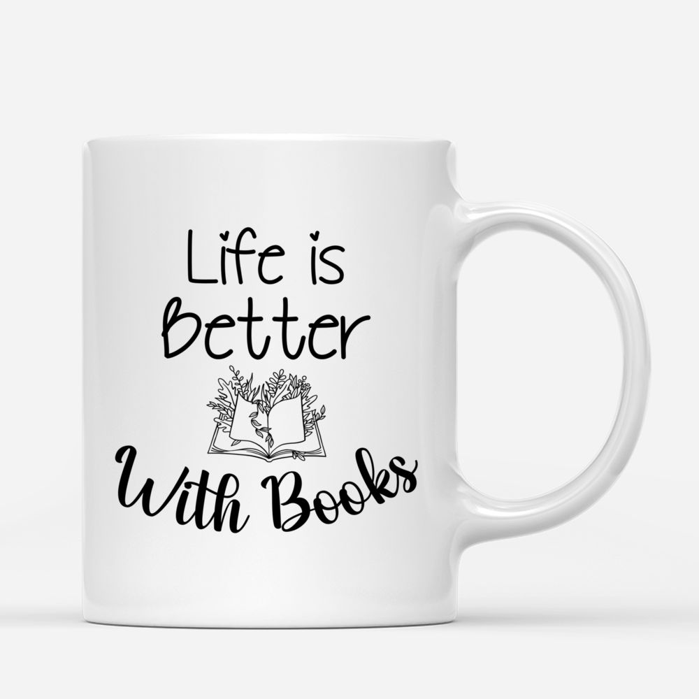 Personalized Mug - Reading Girl - Life Is Better With Books_2