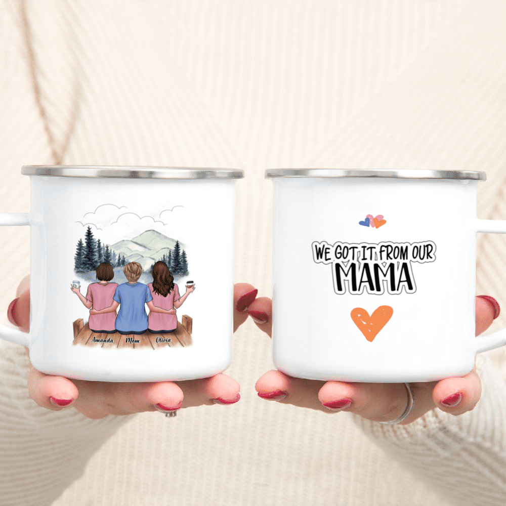 Personalized Mug - Mother & Daughters - We Got It From Our Mama (2.1)