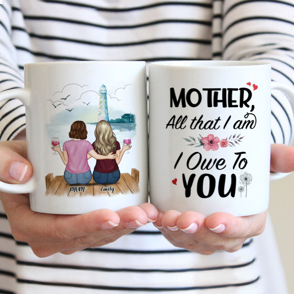 Gifts For Mom From Daughter Son, Mom Mug, Mothers Day Gifts for Mom,  Mothers Day Cup 15oz Coffee Cups, Mom Birthday Gifts from Daughter,  Mother''s Day