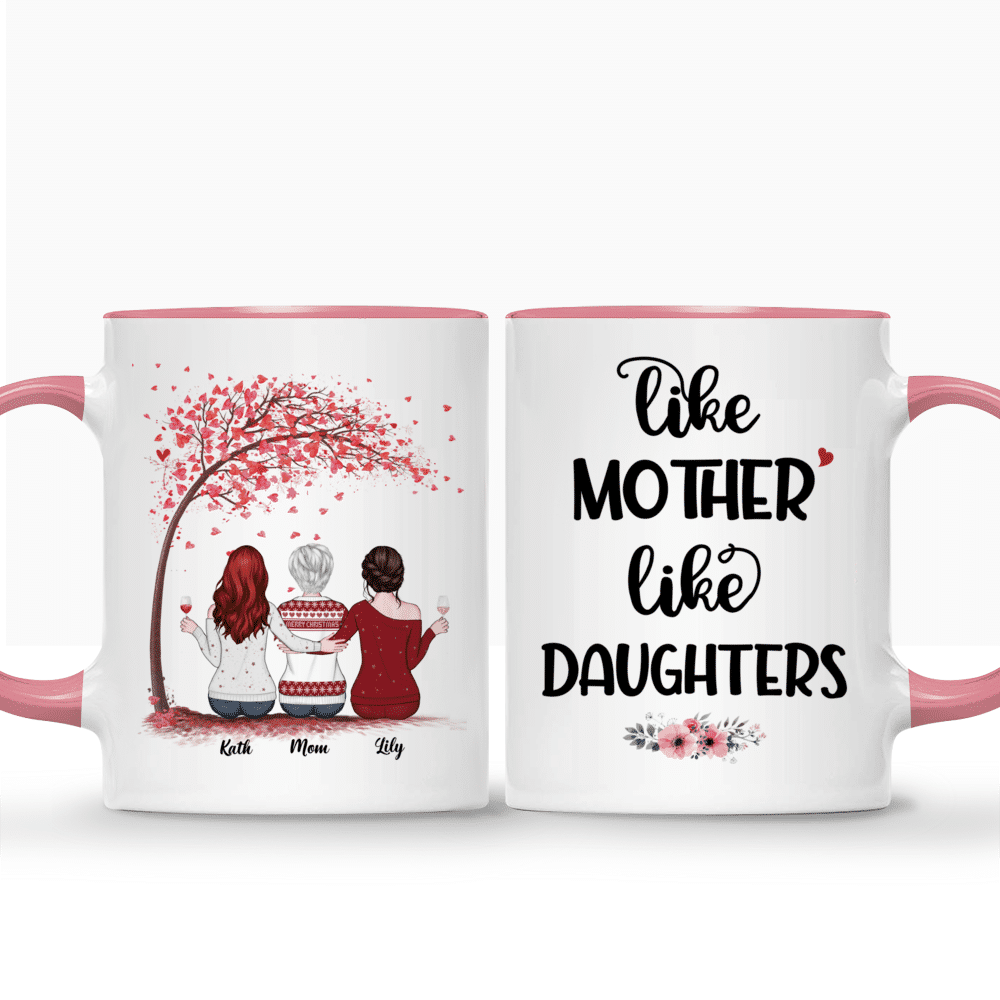 Personalized Mug - Like Mother Like Daughter Custom Mug (Love - N)_3