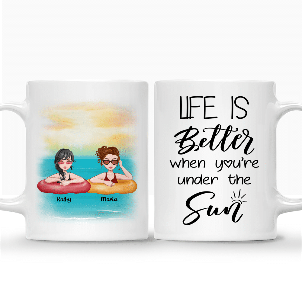 Personalized Mug - Funny Swimming - Life is Better When Youre Under The Sun_3