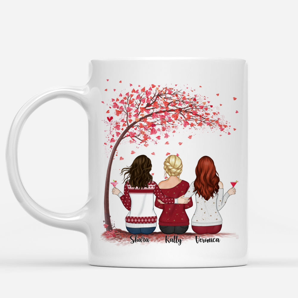 Up to 5 Women - Life is better with Sisters (Pink) (3239) - Personalized Mug_1