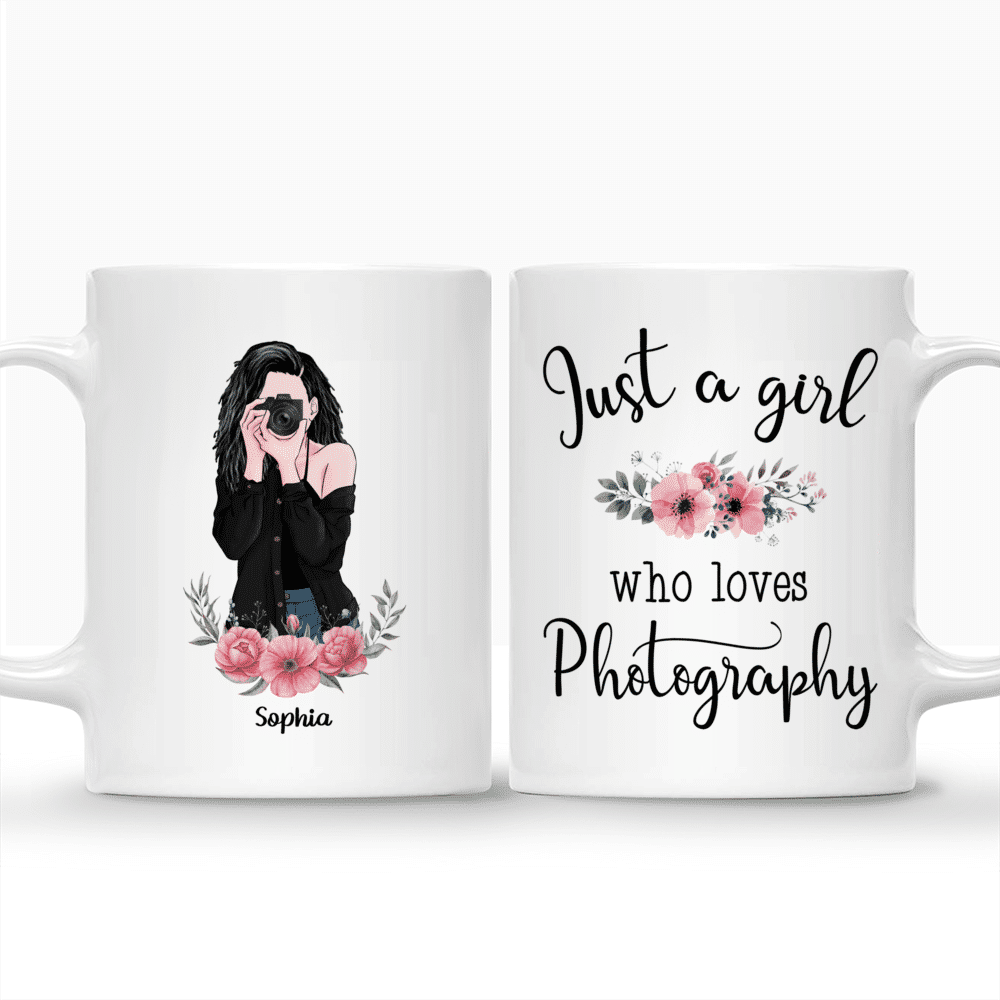 Photographer - Just A Girl Who Loves Photography - Personalized Mug_3