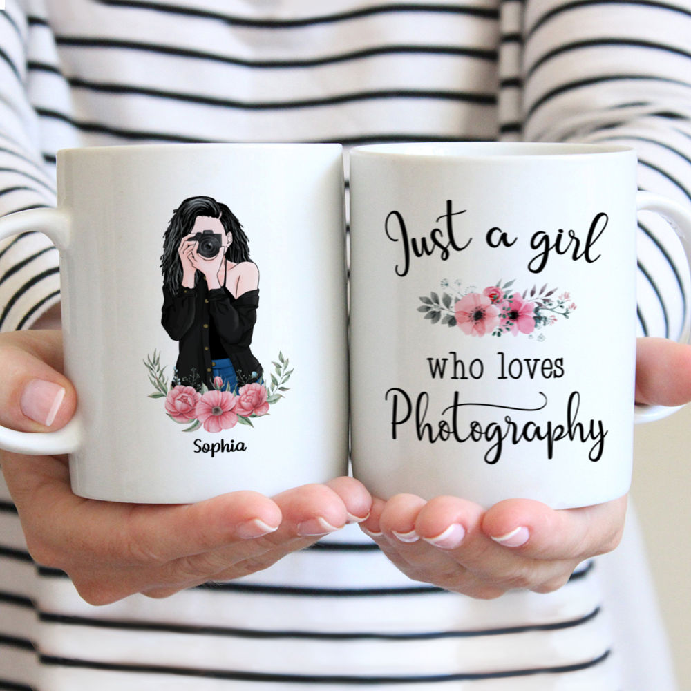 Photographer - Just A Girl Who Loves Photography - Personalized Mug