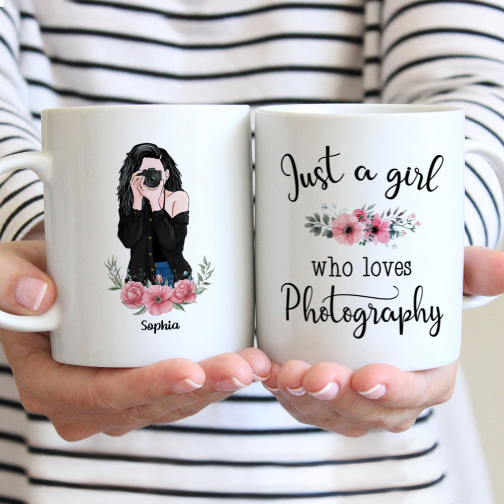 Personalized Mug - Photographer - Just A Girl Who Loves Photography