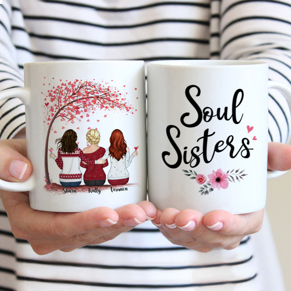 Personalized Mug - Up to 5 Women - Soul Sisters (3239)