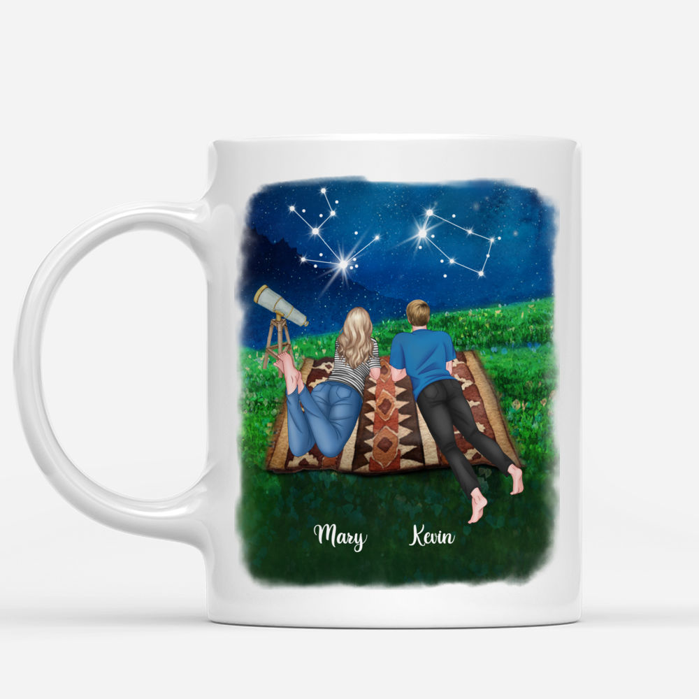 Personalized Mug - Couple Mug - I love you to the moon and back - Couple Gifts, Valentine's Day Gifts, Gifts For Her, Him_1