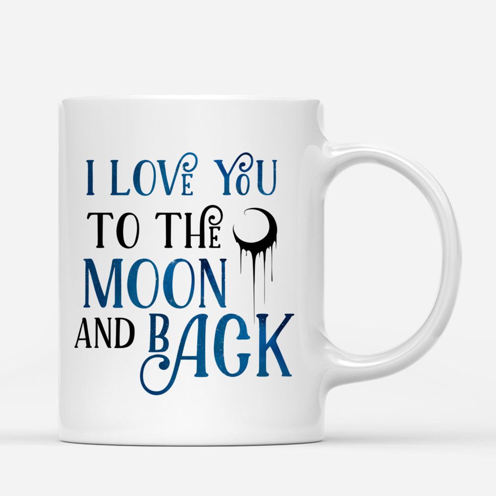 Personalized Mug - Couple Mug - I Love You To The Moon And Back_2