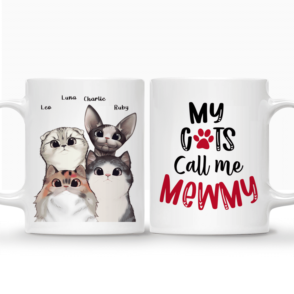 Personalized Mug - Curious Cat - My cat calls me meowmy_3