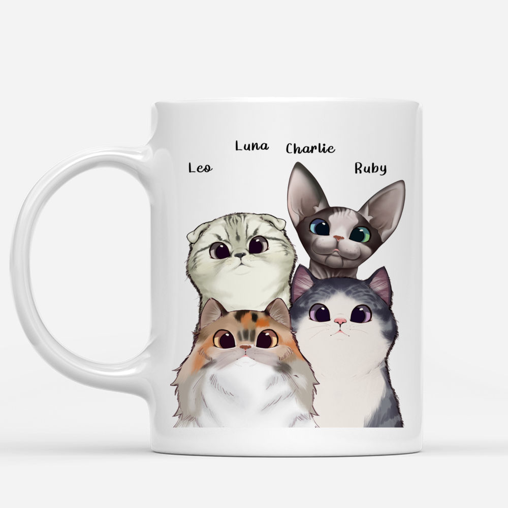 Personalized Mug - Curious Cat - My cat calls me meowmy_1