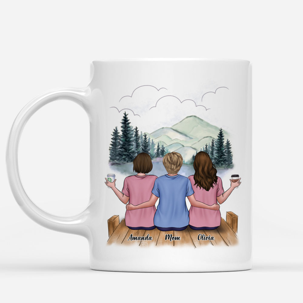 Personalized Mug - Mother & Daughters - Dear Mom Thank You For Not Telling My Sisters That I'm Your Favorite_1