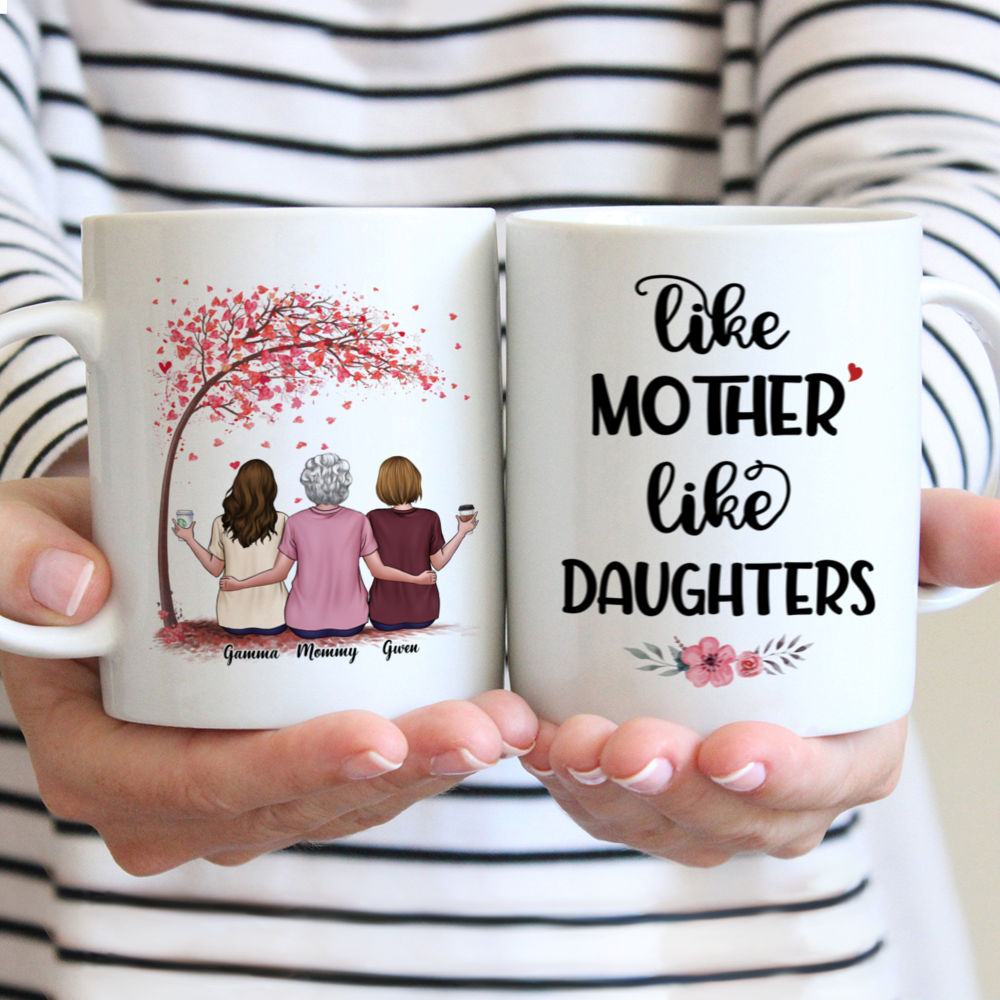 Personalized Mug - Mother's Day - Like Mother Like Daughters - Love