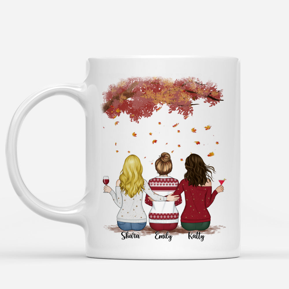 Personalized Mug - Up to 5 Women - Life is better with Besties (3304)_1