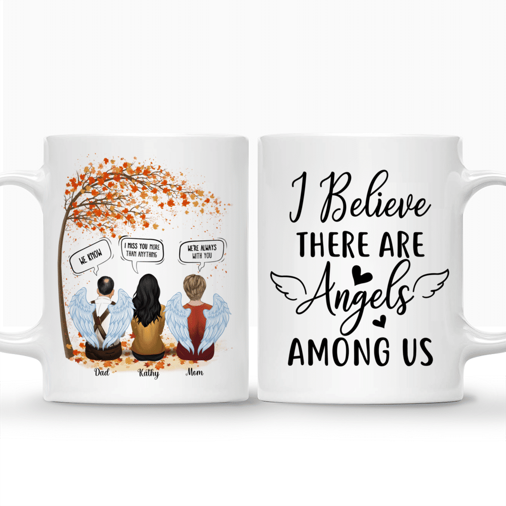 Personalized Mug - Memorial Mug - I Believe There Are Angels Among Us (autumn)_3