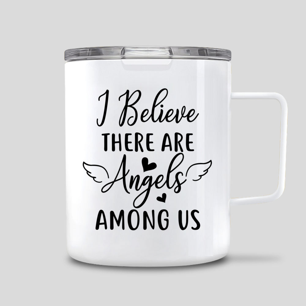 Mickey Mouse I Believe There Are Angels Among Us Ceramic Coffee Mug –  Teepital – Everyday New Aesthetic Designs