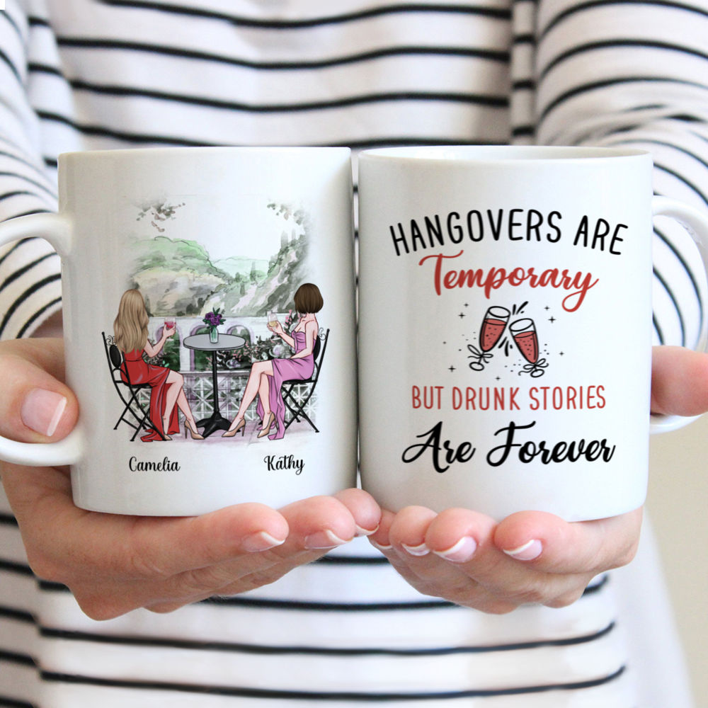 Couple Mugs - Hangovers Are Temporary But Drunk Stories Are Forever