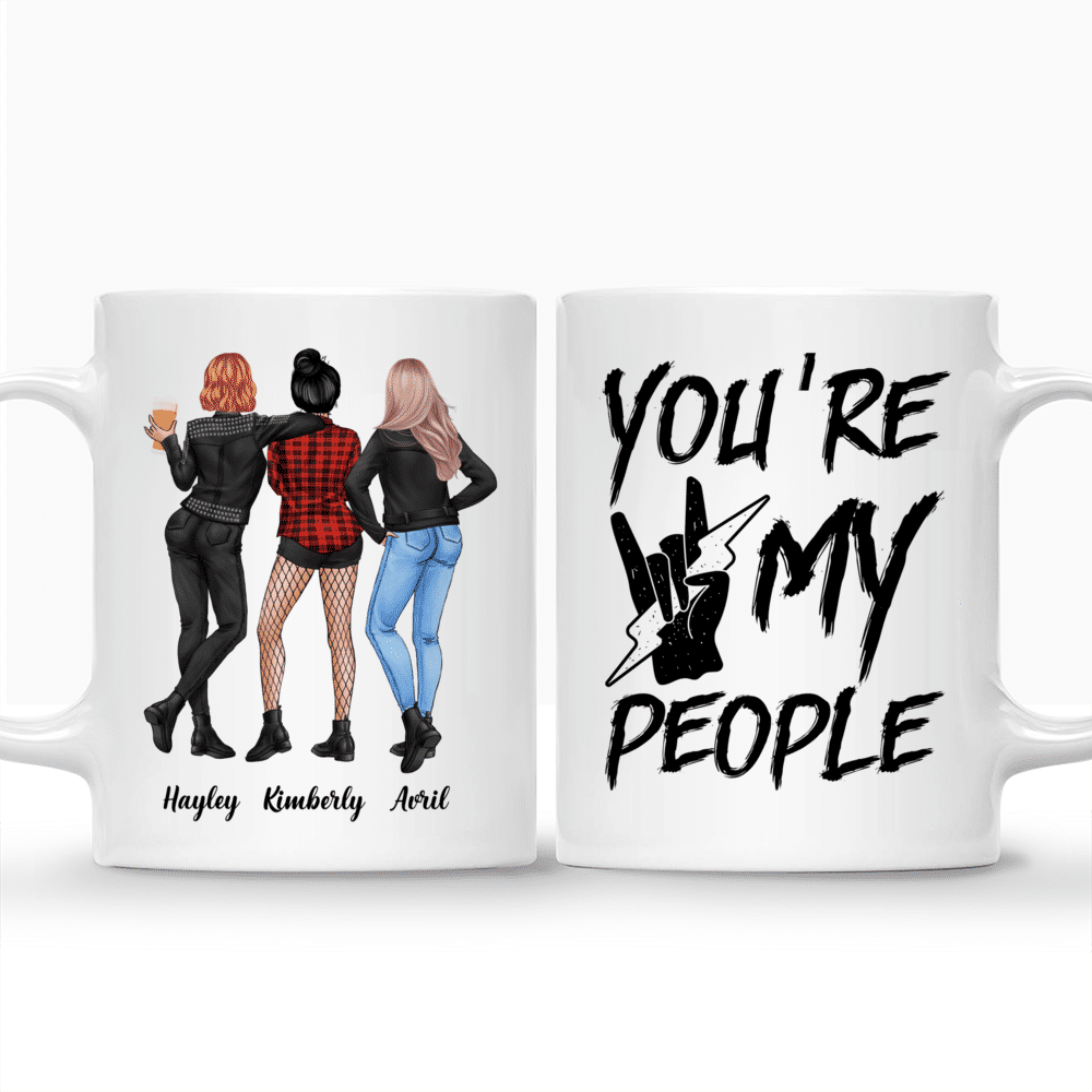 Personalized Mug - Rock Chicks - You're My People - Up to 4 Ladies (1.4)_3