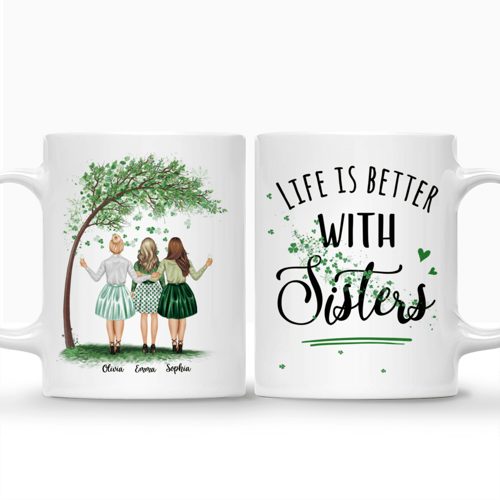 Personalized Mug - Best friends - Life is better with SistersS - Up to 4 Friends_3