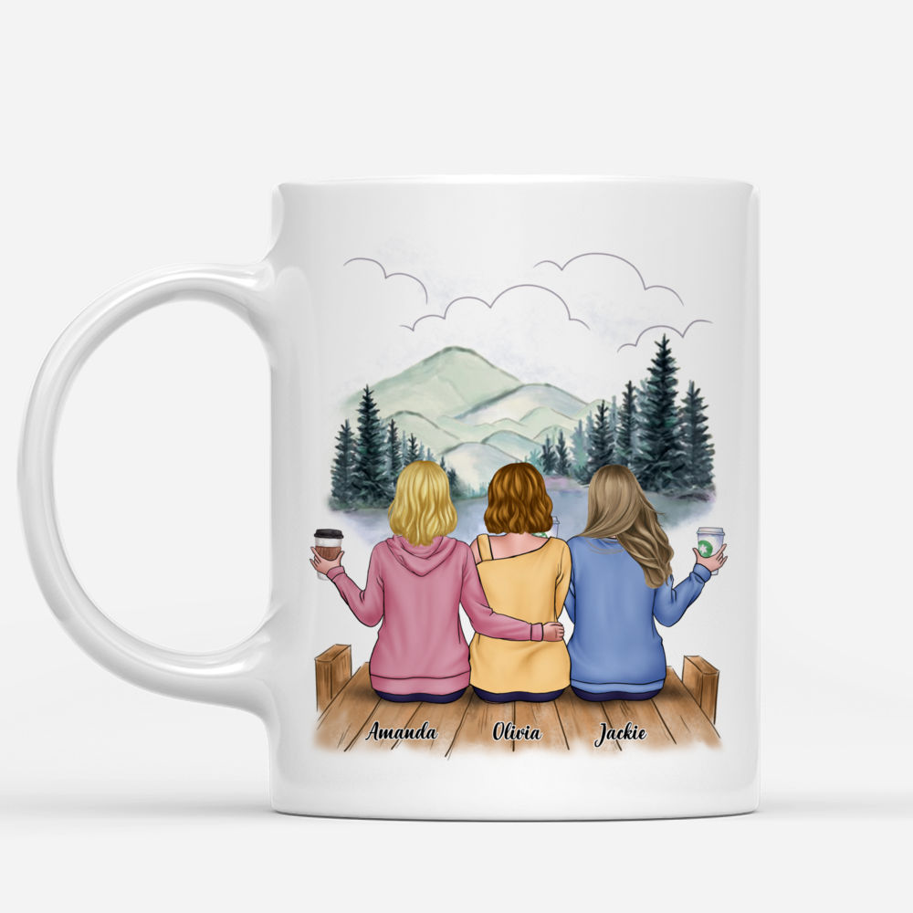 Personalized Mug - Casual Style - We'll Be Besties Until We're Old And Senile, Then We'll Be New Besties - Up to 5 Ladies (2)_1