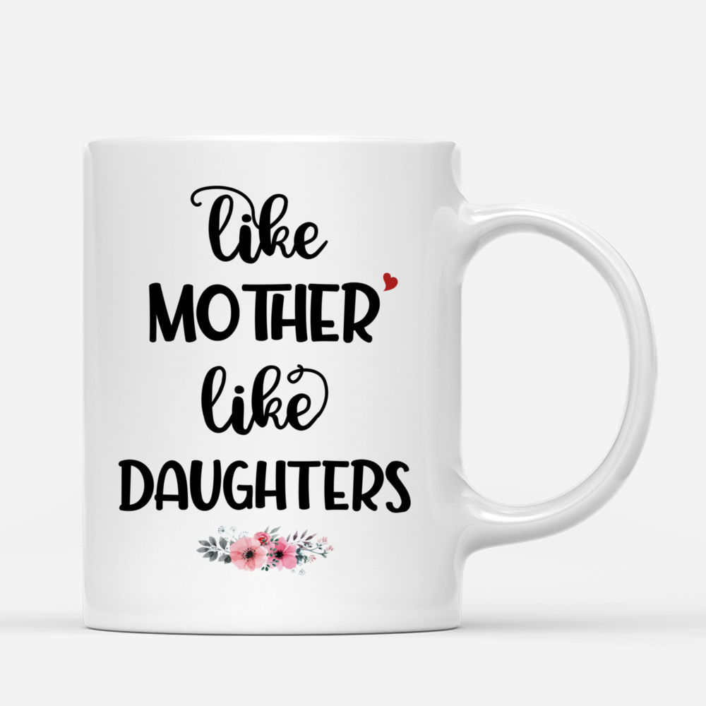 Personalized Mug - Mother & Daughter (Pink Tree) - First My Mother Forever My Friend_2