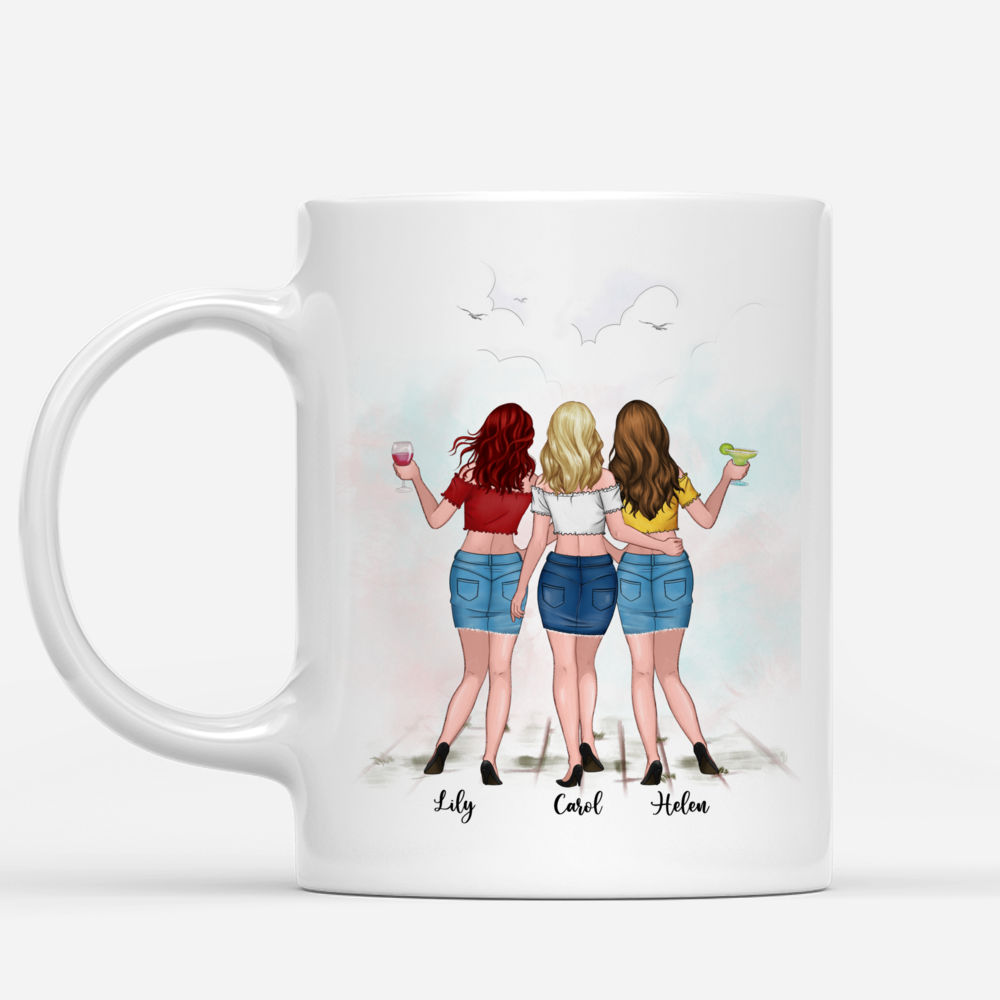 Personalized Mug - Up to 6 Girls - Hangovers Are Temporary But Drunk Stories Are Forever (ver 3)_1
