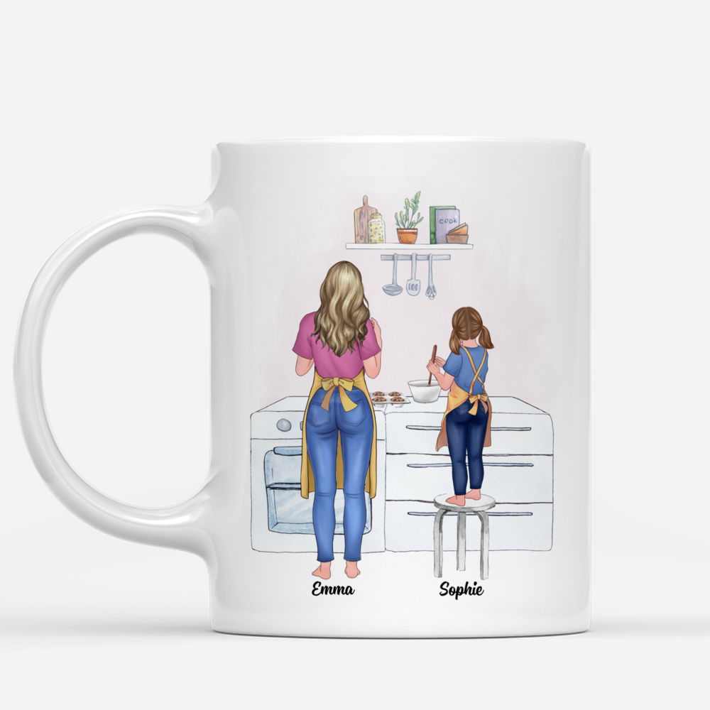 Personalized Mug - Mother Day - Cooking time - Like mother like daughter_1