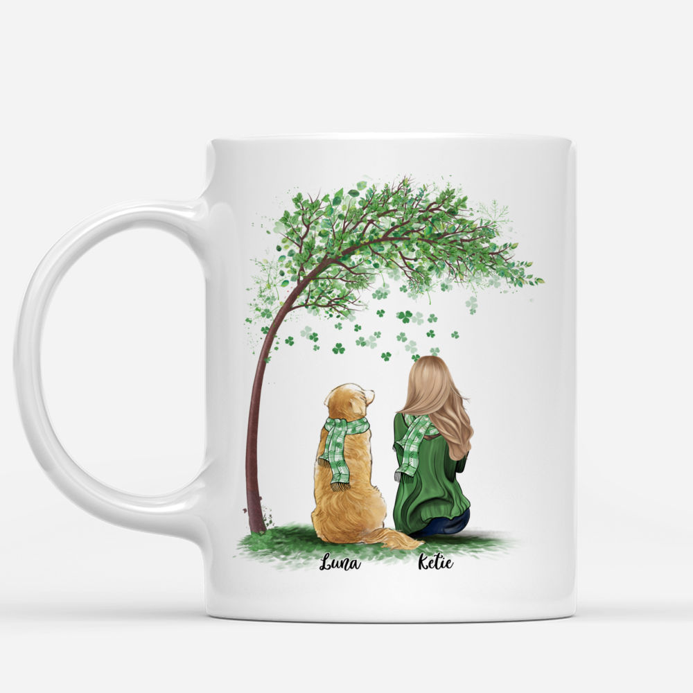 Personalized Mug - Girl and Dogs - Life Is Better With A Dog - Ver 5_1