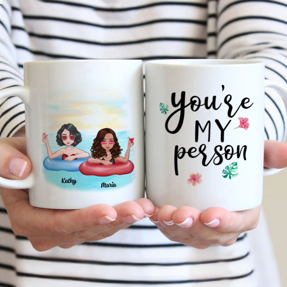 Personalized Mug - Funny Swimming - You Are My Person