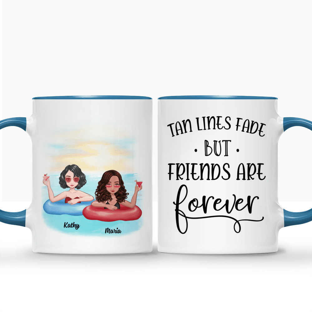 Swimming Pool Bestie The Tan Will Fade - Personalized Custom