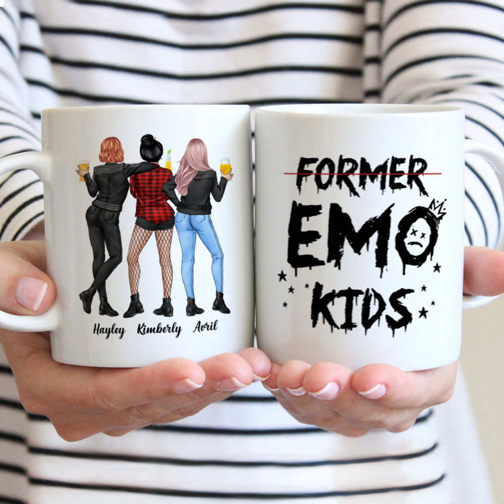 Personalized Mug - Rock Chicks - Former Emo Kids - Up to 4 Ladies (2)