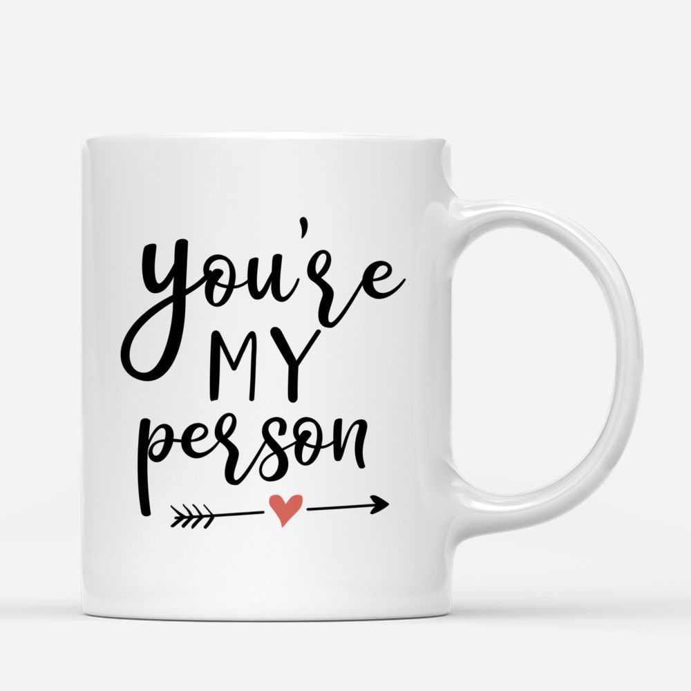 Personalized Mug - Boho Hippie Bohemian Two Girls - You Are My Person_2