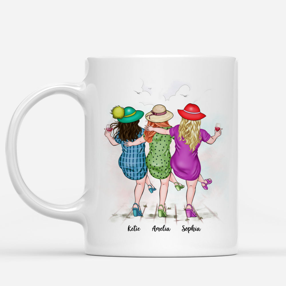 Personalized Mug - Up to 5 Women - Life is better with Sisters (3354)_1