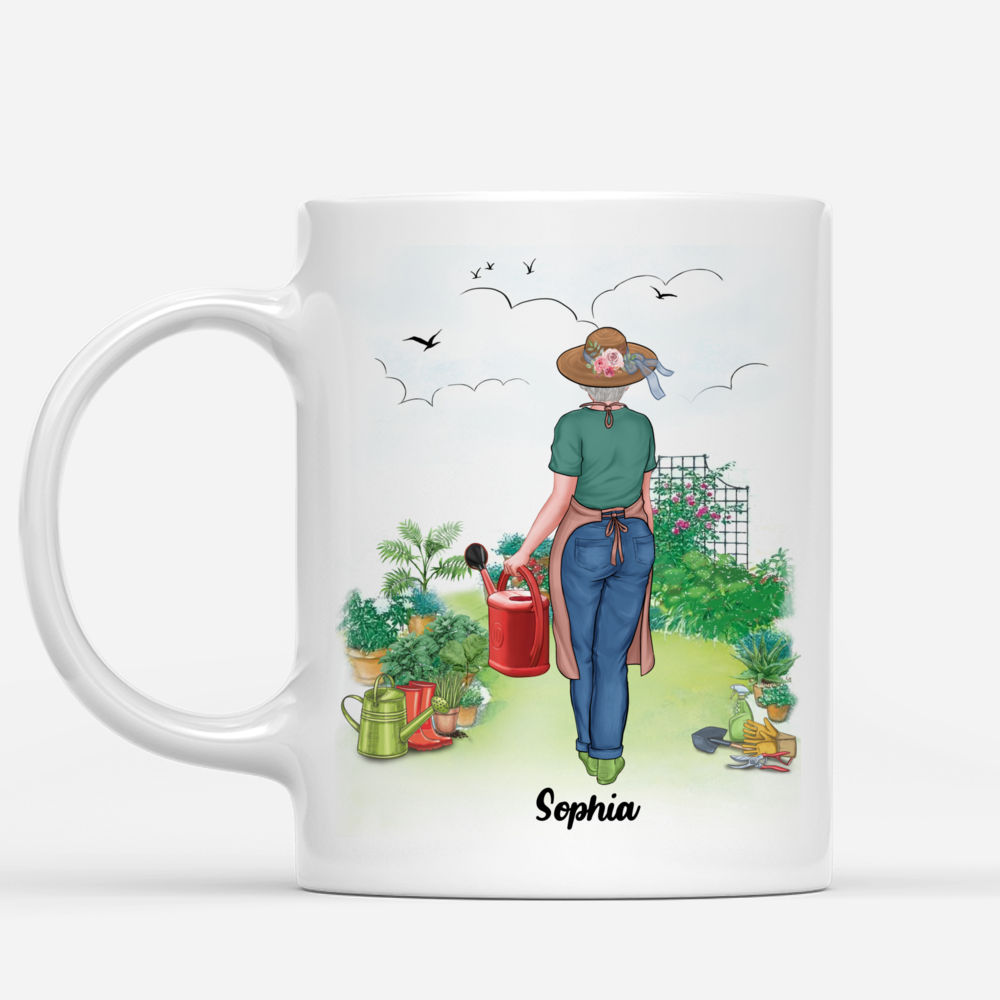 Personalized Mug - Gardening Mug - I Garden So I Don't Choke People Save a life send mulch_1