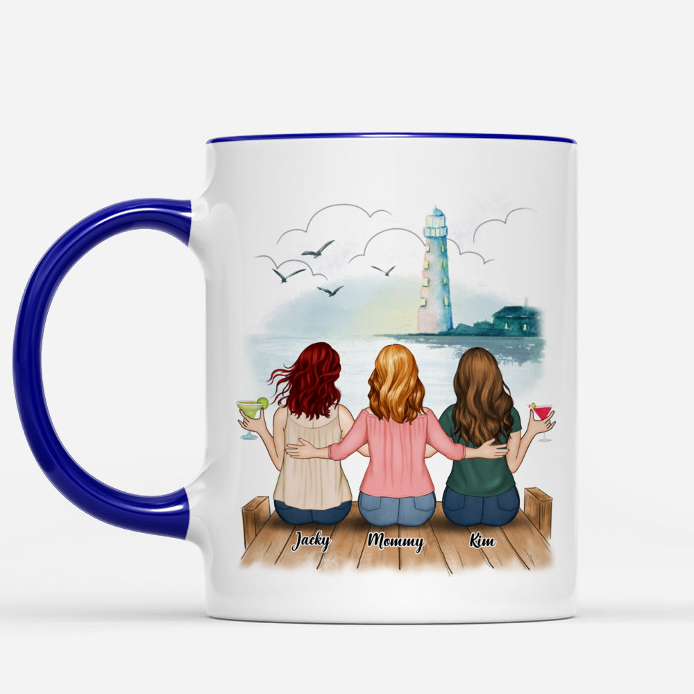 Mother And Daughter Best Friend For Life Mug - Accent Mug - Custom Clipart  To My Mom Mug From Daughter Little Girl