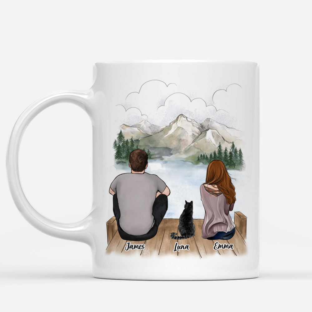 Personalized Cat Lover Mug - You had me at Meow (Girl & Cat Theme)_1