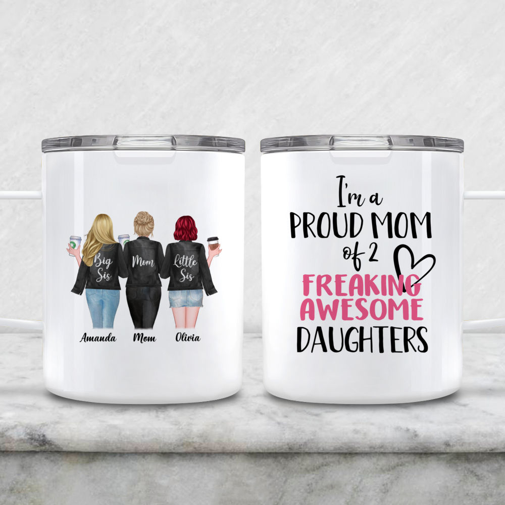Funny Mom Mug, Mothers Day Gift, Funny Mom Mug, Mom Mugs From Daughter Funny  Slightly Less Embarrassing 