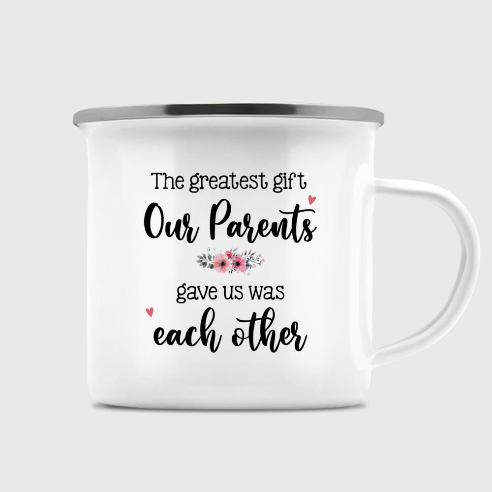 Personalized Mug - Up to 5 Women - The greatest gift our parents gave us  was each other