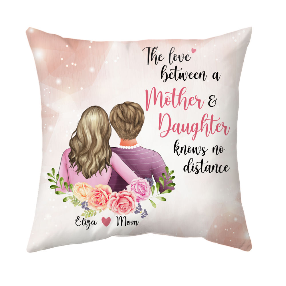 The Love Between Mother And Son Is Forever Photo Pillow