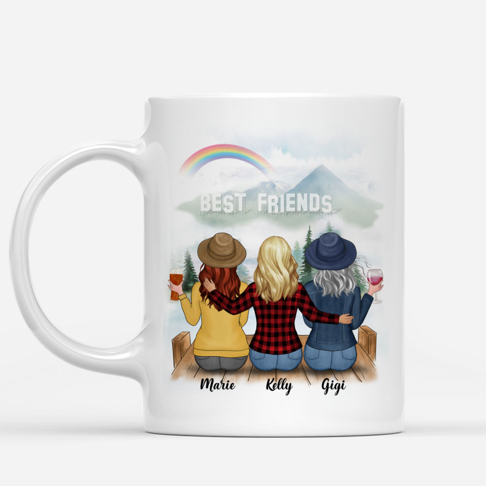 Personalized Mug - Up to 5 Women - We'll Always Be Best Friends, Because You Know Too Much (H)_1