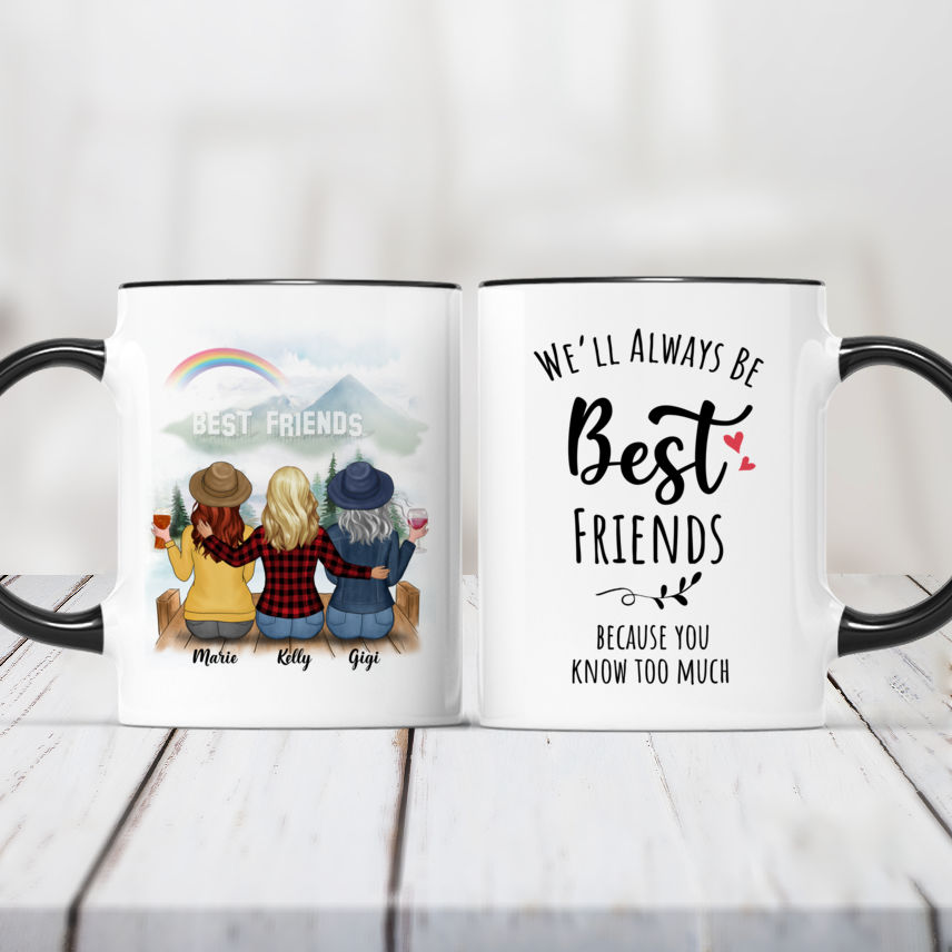 We'll Always Be Best Friends Personalized Mug