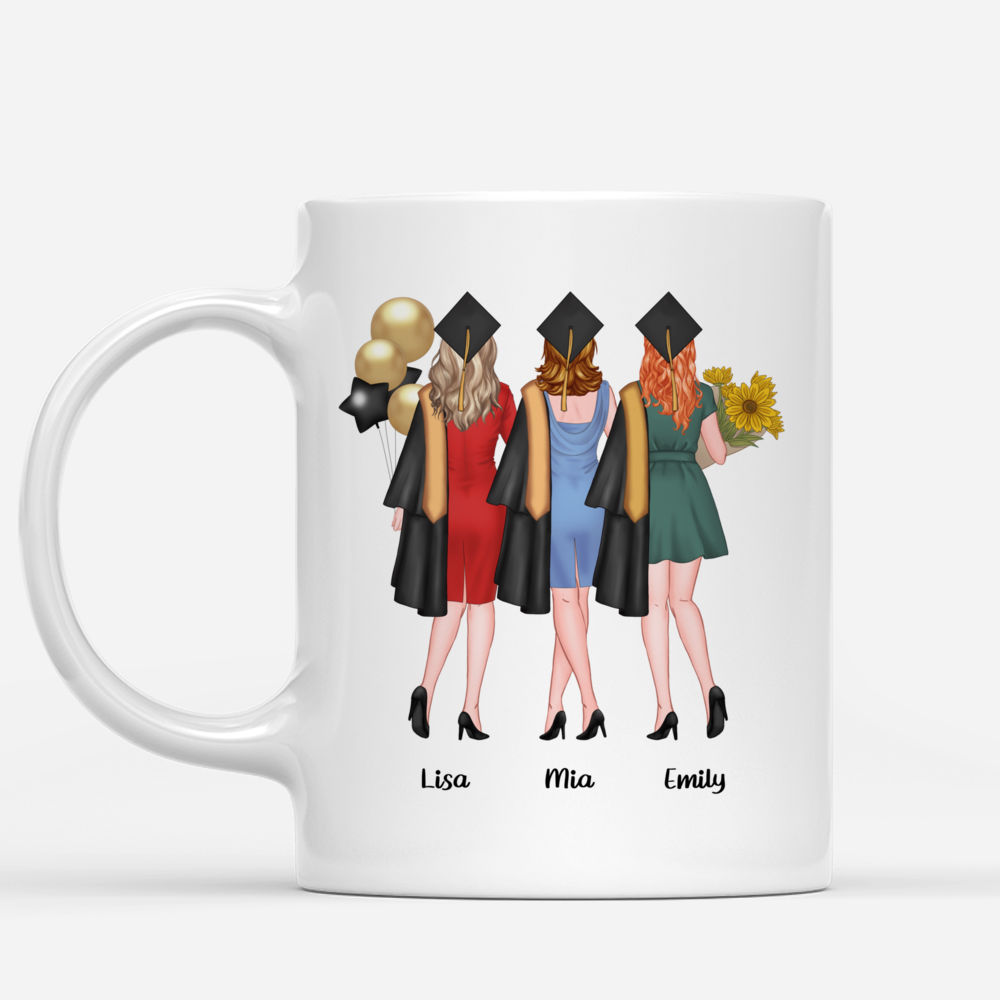 Personalized Mug - Up to 5 Girls - Graduation - As we go on, We remember All the times We had together_1